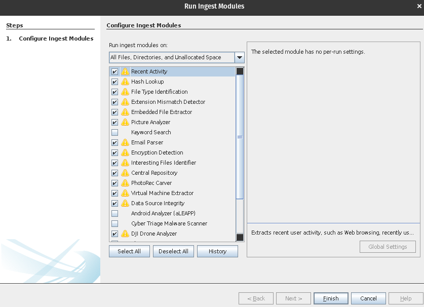 Ingest Modules